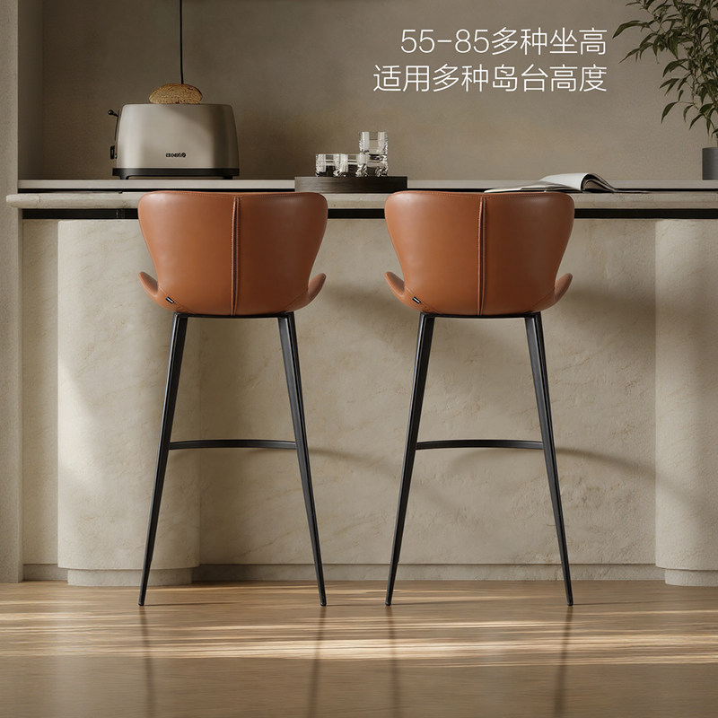 吧台椅子轻奢家用前台酒吧高脚凳岛台巴凳北欧现代简约高腿高脚椅,商业/办公家具,酒吧椅,淘宝优惠券,粉丝福利购,淘宝优惠卷