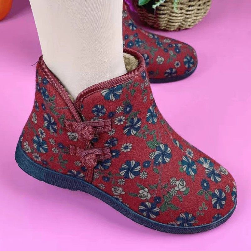 冬季妈妈款棉鞋老北京复古奶奶鞋加绒加厚保暖鞋柔软舒适布鞋棉鞋,女鞋,棉鞋,淘宝优惠券,粉丝福利购,淘宝优惠卷