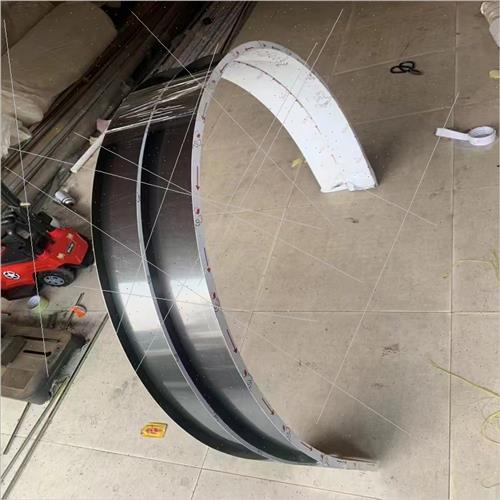 不锈钢圆弧整圆定制包边吊顶圆形客厅背景墙收口装饰条钛金玫瑰金
