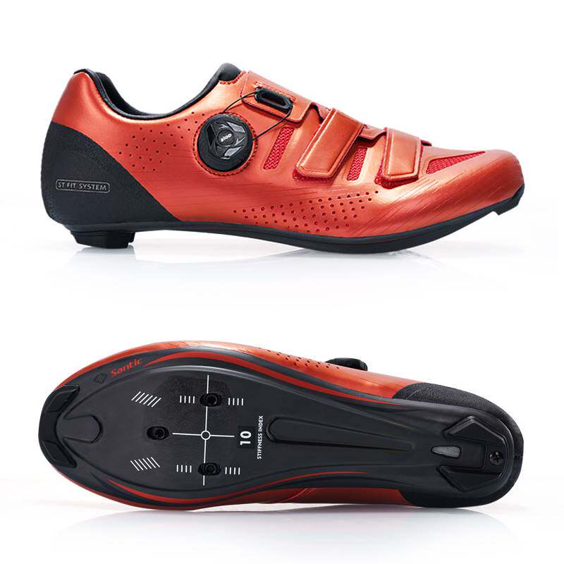 Santic森地客骑行鞋碳纤维底公路锁鞋单车自行车鞋男极昼S20018