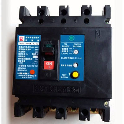 常熟漏电断路器CM1L-1004P100A80A63A断路器带剩余电流保护漏保3|