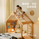 少年与树儿童床榉木飞屋床现代简约滑梯攀爬玩乐床带秋千吊环