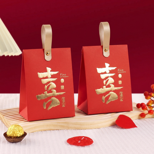 2026新中式结婚喜糖盒手提糖果盒