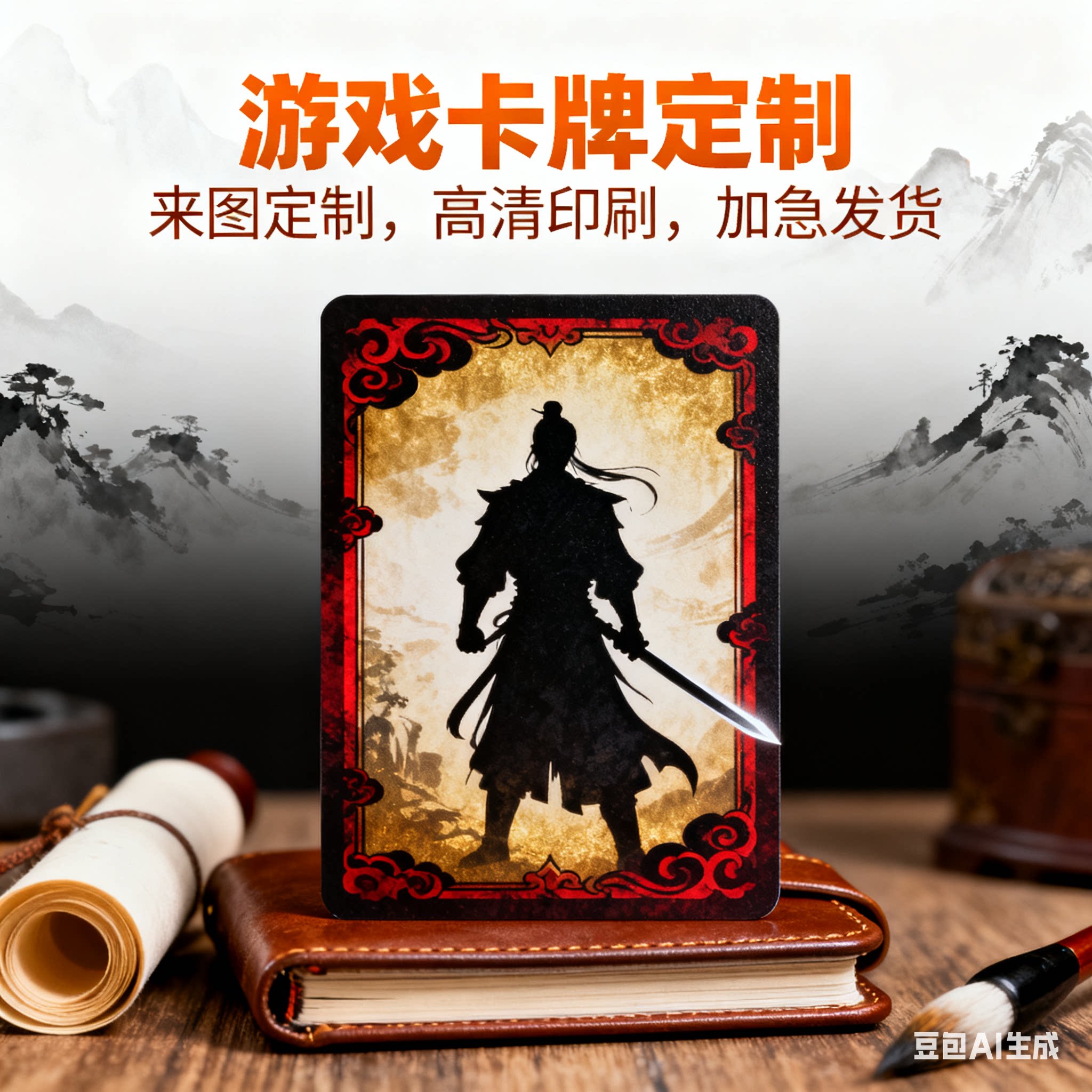 Печать набора волшебных карт mtg card customization Волшебная карта DIY drawing customization Печать поколения волшебных карт Изображение 1