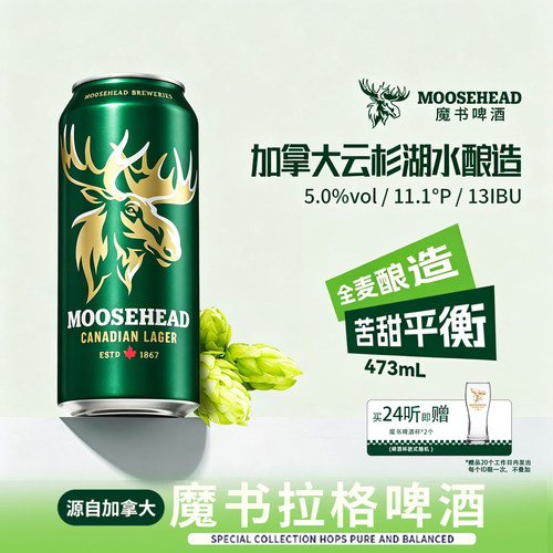 加拿大啤酒魔书进口473ml