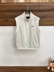 拉链开衫 春夏立领无袖 简约休闲马甲夹克外套 ZZ老钱风轻奢男装 意式