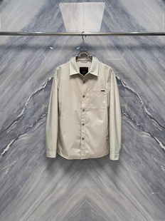 翻领防水轻奢慵懒休闲薄外套 夹克26春款 ZZ老钱风男装 轻商务衬衫