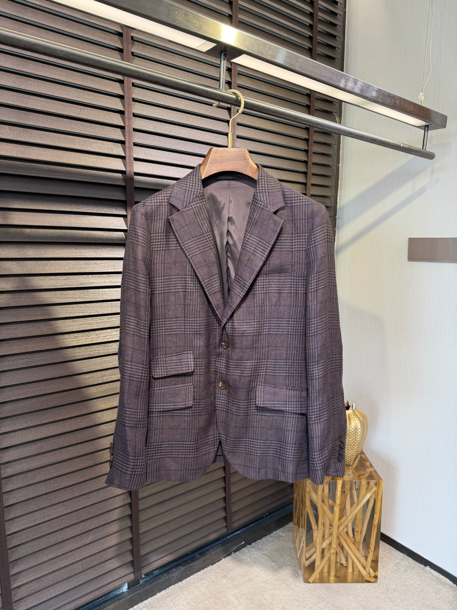 意式老钱风男装春季英伦猎装100%亚麻商务休闲西服夹克外套西裤