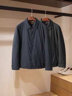 ZZ版 商务休闲薄棉翻领通勤外套男士 意式 时尚 行政夹克 新款 18500