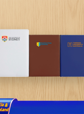 澳洲皮封悉尼大学证书皮封新西兰大学皮革保护套