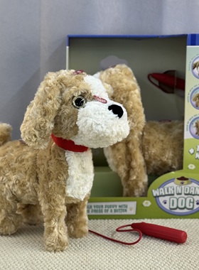 美国Morrisons电动会走路的狗狗玩具会叫的狗狗会跳舞的狗狗玩具