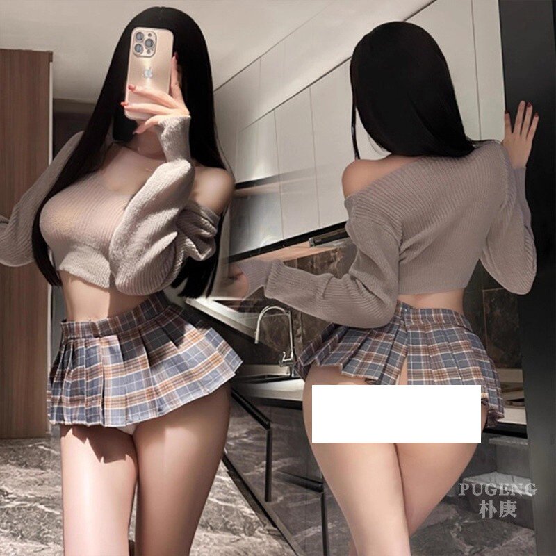趣味女装纯欲风甜妹免脱学生制服