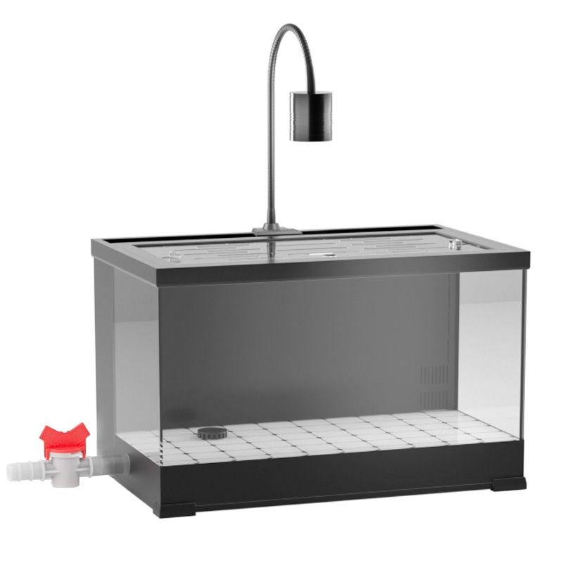 乌龟缸大型带晒台玻璃别墅养乌龟家用客厅小型水陆两用生态缸