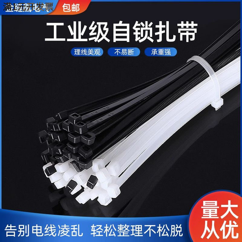 自锁式尼龙塑料扎带卡扣强力束线