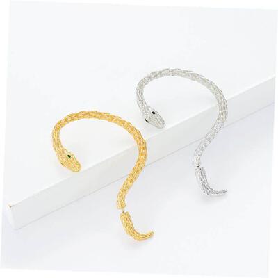 蛇形耳钉 ear hang snake shaped earrings punk earring朋克耳环