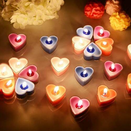 Romantic birthday candles scented love candles candlelight