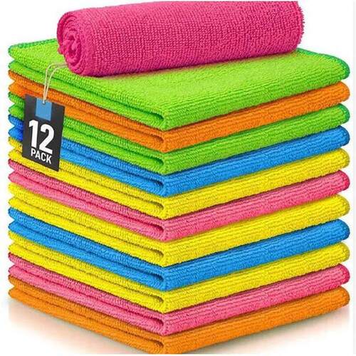 Simple household items microfiber cleaning cloth Water
