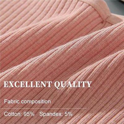 Solid Color Cotton Panties Female Underpants 纯色棉内裤女