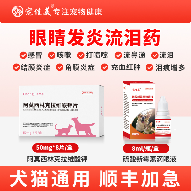 新霉素滴眼液眼睛红肿发炎鼻支