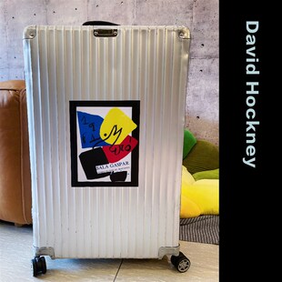 胡安米罗大张旅行箱行李箱贴纸防水无痕可移全贴艺术家磨砂专用贴