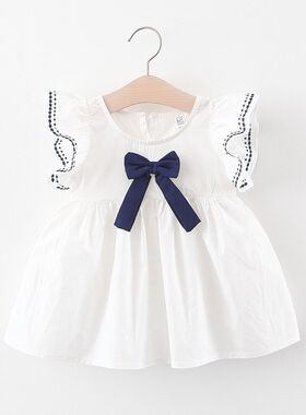 5 6 7 8个月女婴儿童连衣裙0-1-2岁女宝宝夏装纯棉公主裙夏季衣服
