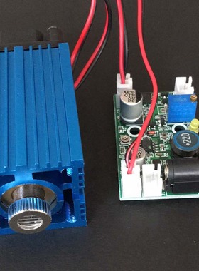 520nm 50mW高稳定带风扇激光模组点状一字十字绿光定位灯室外可用