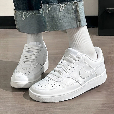 NIKE耐克官方正品女鞋25冬季新款aj简版空军一号休闲鞋小白鞋板鞋