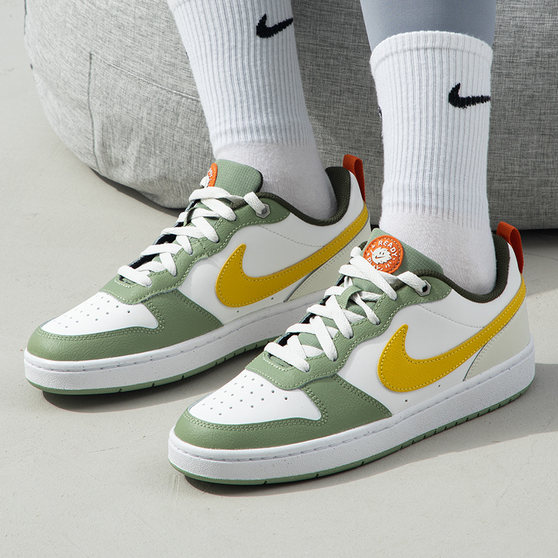 Nike耐克官方正品女鞋大童鞋2025新款court低帮板鞋休闲鞋运动鞋