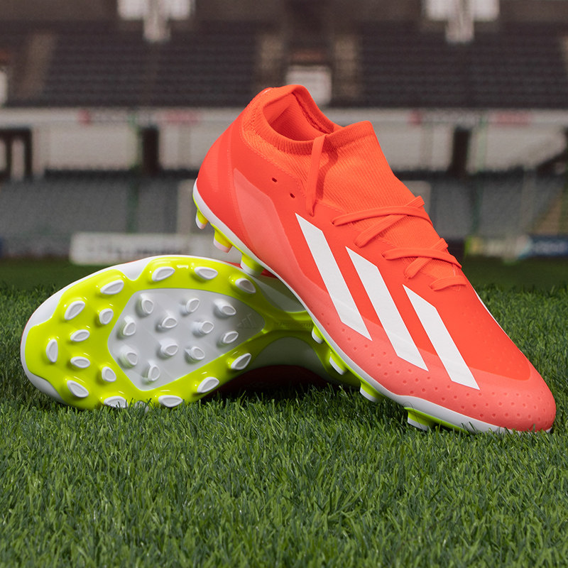 阿迪达斯2025秋冬新款X_CRAZYFAST_AG短钉足球鞋男子专业比赛战靴