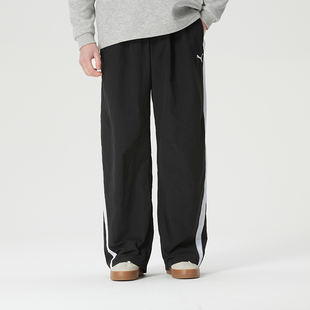 张凌赫同款|防风拒水宽松阔腿弯刀裤男PUMA彪马新款运动裤638464