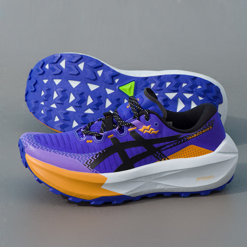 ASICS亚瑟士跑步鞋男鞋新款TRABUCO MAX 5缓震运动鞋健身训练跑鞋
