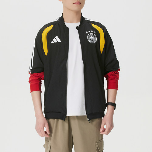 adidas阿迪达斯梭织夹克男装2026新款运动服休闲训练外套 KB4476