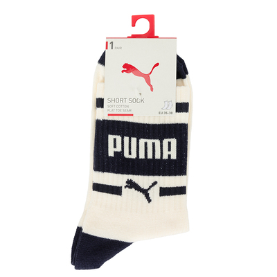 彪马（PUMA）袜子男袜女袜 2026春季新款复古弹性针织休闲袜撞色