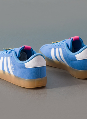 阿迪达斯官方正品秋季新款女鞋蓝色低帮板鞋潮流运动休闲鞋ID9074