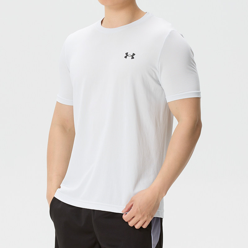 UA安德玛男士T恤2026夏季新款运动服圆领跑步短袖半截袖6010591