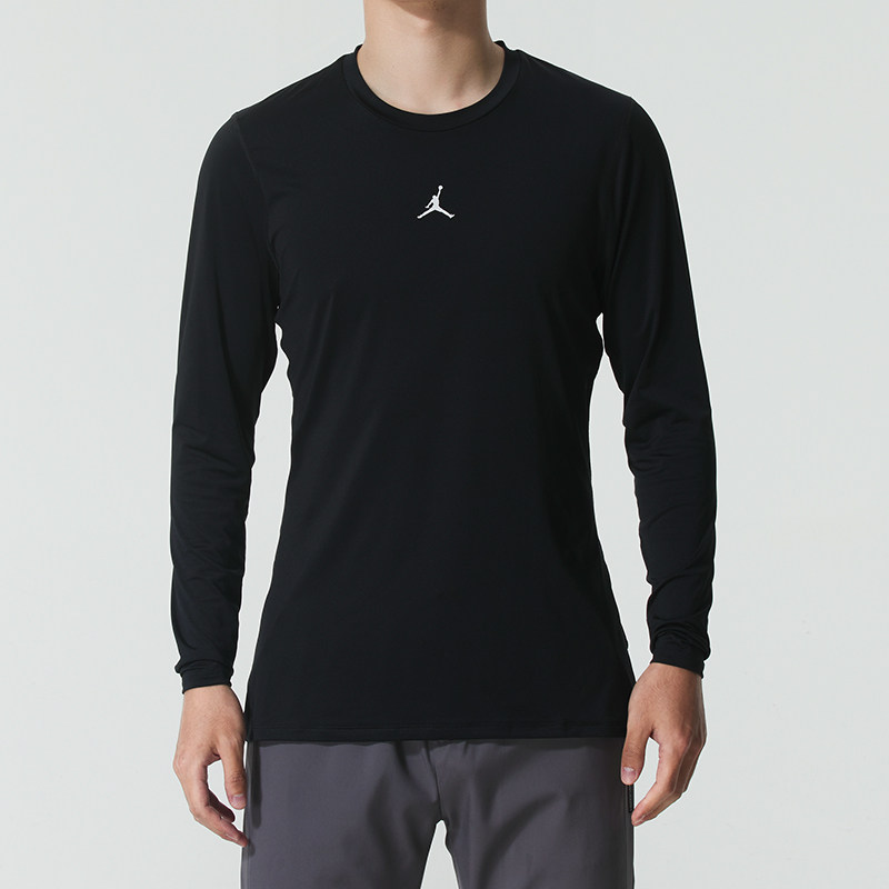 NIKE耐克长袖T恤男冬季跑步训练健身运动服上衣套头衫HQ8684