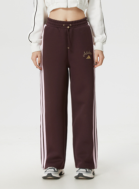 阿迪达斯正品裤子女裤春季新款运动裤复古休闲长裤KH2704