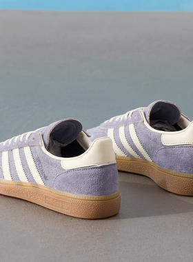 Adidas/阿迪达斯三叶草德训鞋女鞋HANDBALL SPEZIAL休闲鞋JR0849