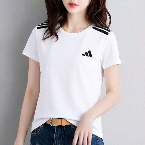 阿迪达斯T恤正品女装宽松上衣