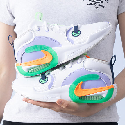 正品耐克NikeZOOM CROSSOVER 2大童缓震运动透气实战篮球鞋FB2689
