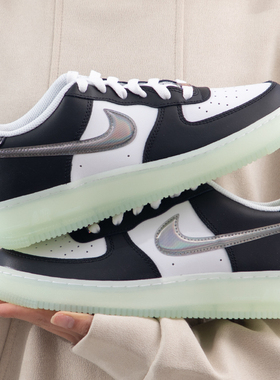 NIKE耐克大童男女童板鞋AF1空军一号低帮运动鞋休闲鞋 FZ5529-103