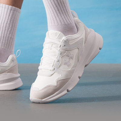 安德玛官方休闲鞋男鞋女鞋秋冬新款Forge情侣轻便减震运动跑步鞋