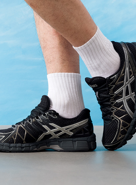ASICS亚瑟士黑色休闲鞋男女鞋26春新款健身训练鞋运动鞋1203A388