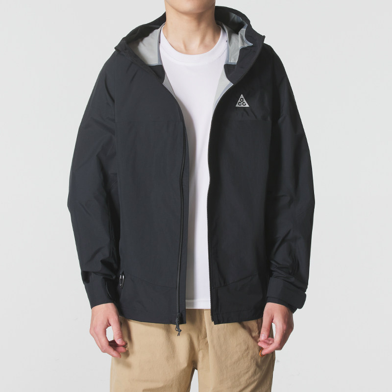 耐克 男款ACG早秋薄款穿搭黑色上衣梭织开衫夹克休闲服外套HJ2688