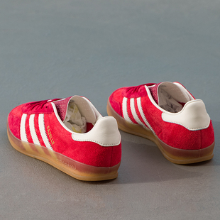 阿迪达斯三叶草德训鞋女鞋男鞋新款红色婚鞋低帮板鞋T头鞋休闲鞋