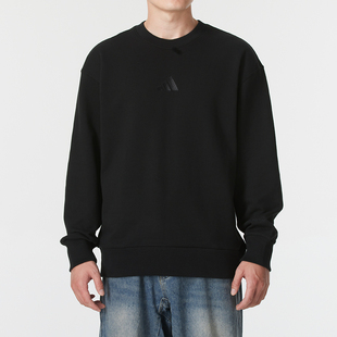 阿迪达斯男装新款时尚潮流卫衣健身舒适透气户外休闲套头衫IX1261