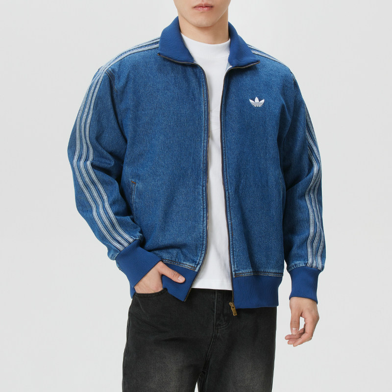 阿迪达斯三叶草牛仔外套男装2026新款春季复古运动服宽松休闲夹克,运动服/休闲服装,运动茄克/外套,淘宝优惠券,粉丝福利购,淘宝优惠卷