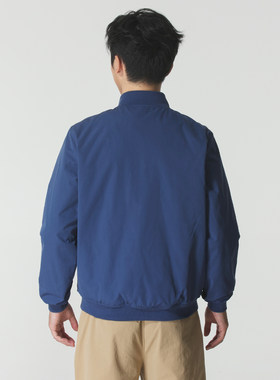 添柏岚外套男装户外夹棉运动服休闲宽松立领飞行夹克棒球服