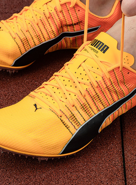 彪马PUMA evoSPEED BRUSH男女款场上竞速鞋复古运动专业田径钉