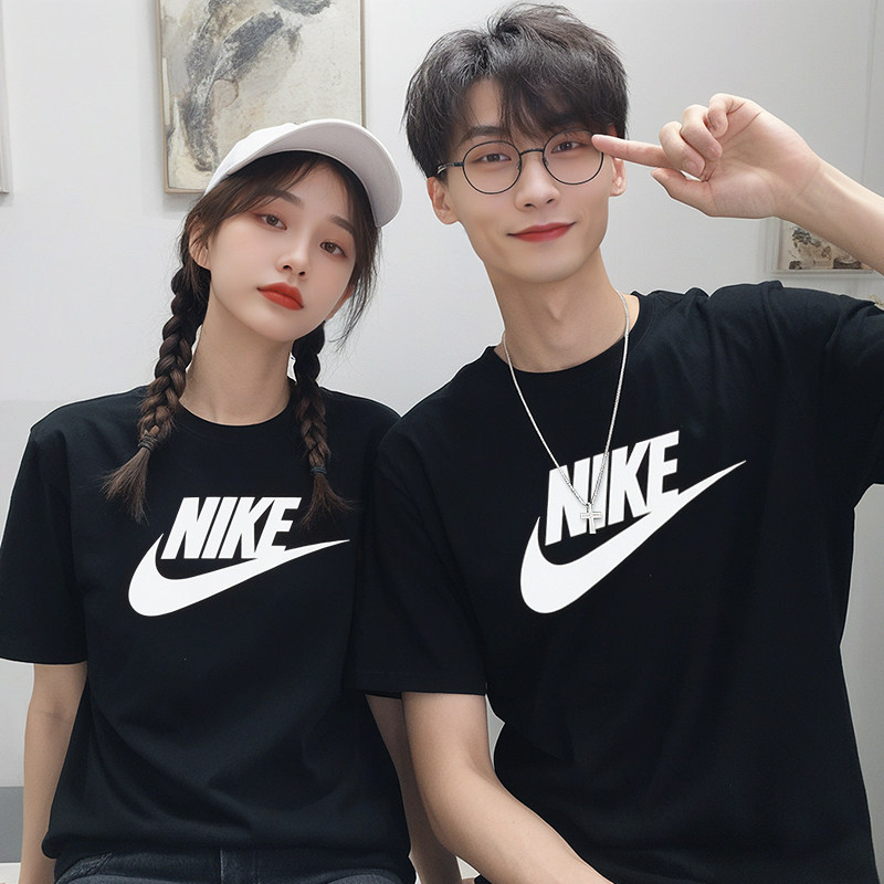 耐克（Nike）短袖t恤男装女装夏季新款情侣运动上衣圆领休闲半袖